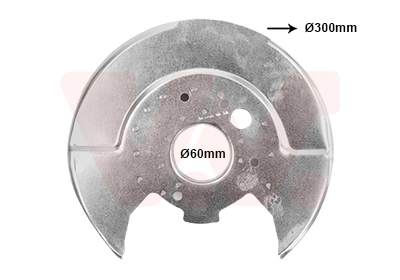 Déflecteur, disque de frein VAN WEZEL 3352374