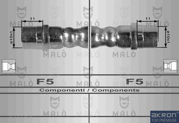 Flexible de frein AKRON-MALÒ 80249