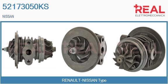 Groupe carter, turbocompresseur REAL 52173050KS