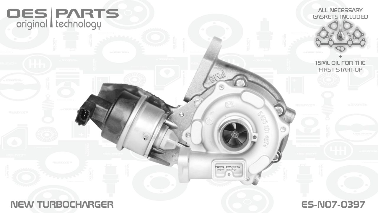 Turbocompresseur, suralimentation OES PARTS ES-N07-0397