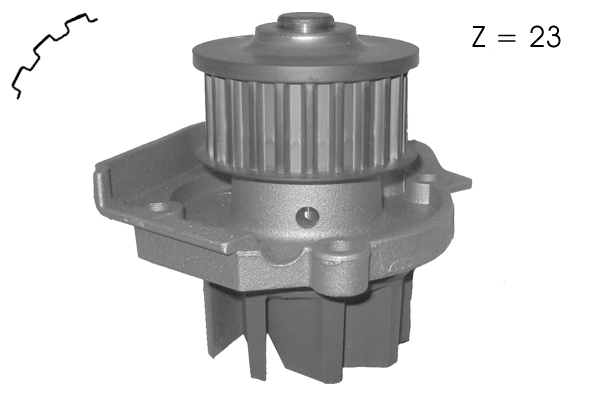 Pompe à eau, refroidissement du moteur TECDRIVE TPAE0017