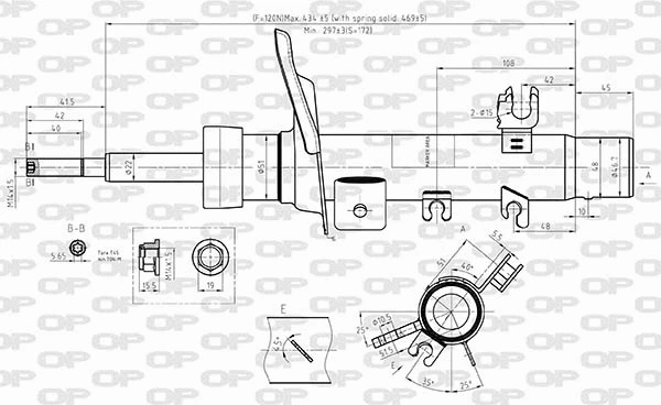 Amortisseur OPEN PARTS SAB8580.31