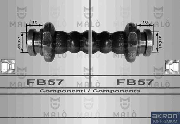 Flexible de frein AKRON-MALÒ 8994