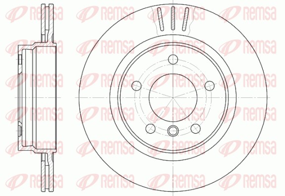 Disque de frein REMSA 6722.10