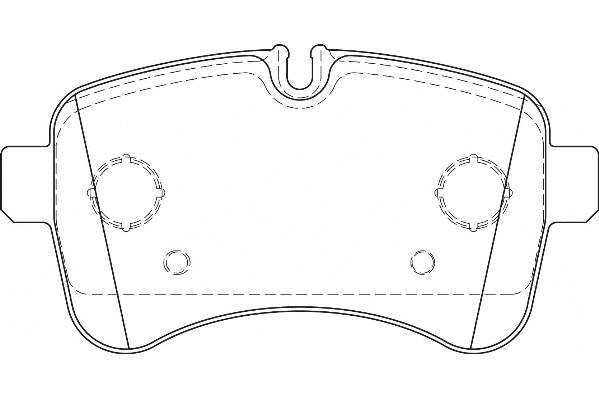 Kit de plaquettes de frein, frein à disque Omnicraft 2135701