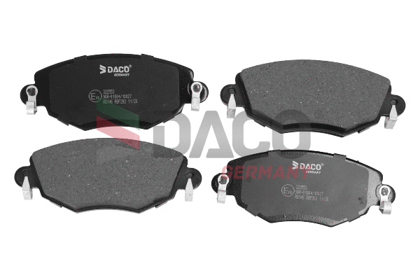 Kit de plaquettes de frein, frein à disque DACO Germany 322553