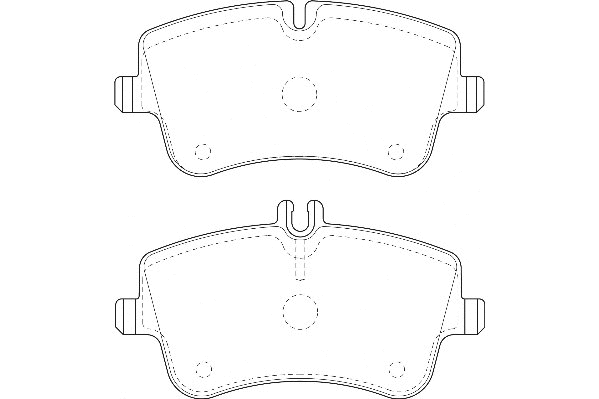 Kit de plaquettes de frein, frein à disque Omnicraft 2134896