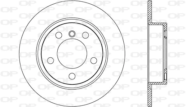 Disque de frein OPEN PARTS BDR2611.10