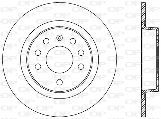 Disque de frein OPEN PARTS BDR2575.10