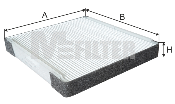 Filtre, air de l'habitacle MFILTER K 9148