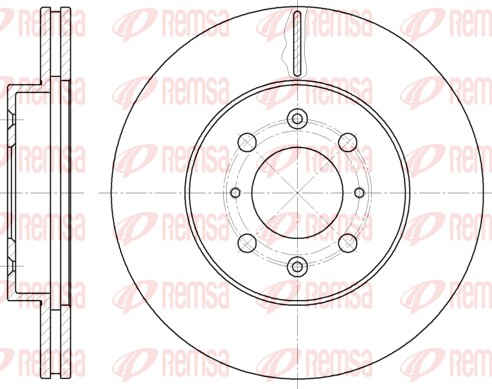 Disque de frein REMSA 6224.10