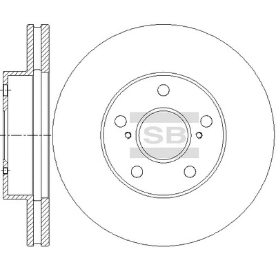 Disque de frein Hi-Q SD4692