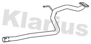 Tuyau d'échappement KLARIUS 143040