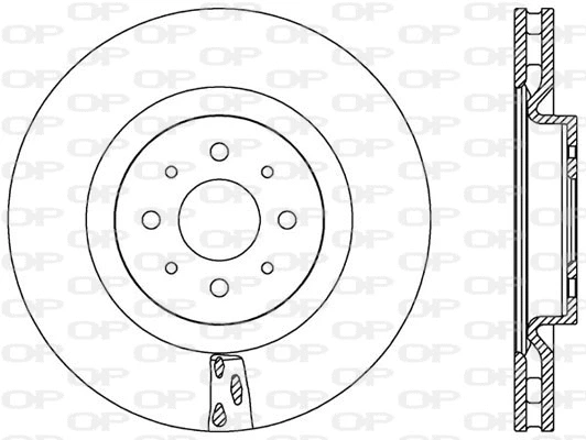 Disque de frein OPEN PARTS BDA2563.20