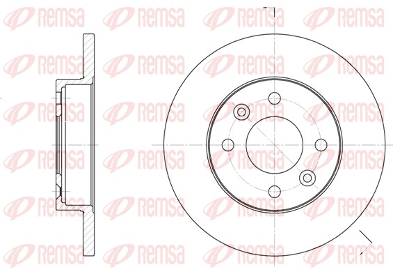 Disque de frein REMSA 6067.00