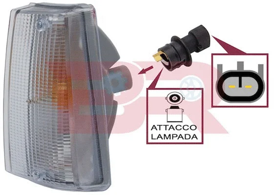 Feu clignotant BOTTO RICAMBI BREL3913