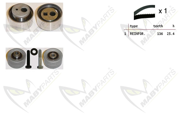 Kit de courroie crantée MABYPARTS OBK010292