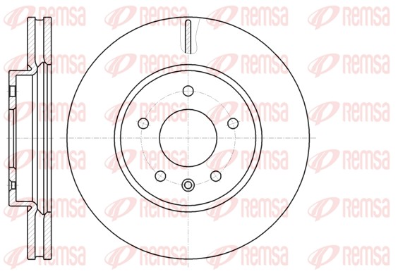 Disque de frein REMSA 61183.10