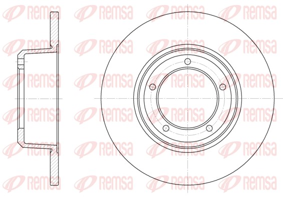 Disque de frein REMSA 6341.00