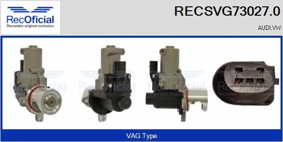 Vanne EGR RECOFICIAL RECSVG73027.0