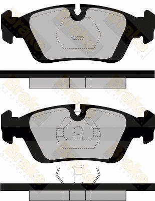 Kit de plaquettes de frein, frein à disque Brake ENGINEERING PA602