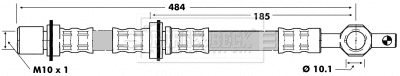 Flexible de frein BORG & BECK BBH6452