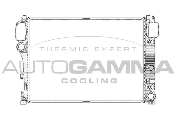 Radiateur, refroidissement du moteur AUTOGAMMA 104538