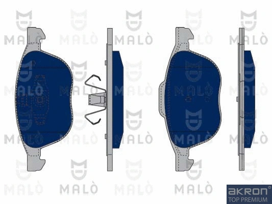 Kit de plaquettes de frein, frein à disque AKRON-MALÒ 1050113