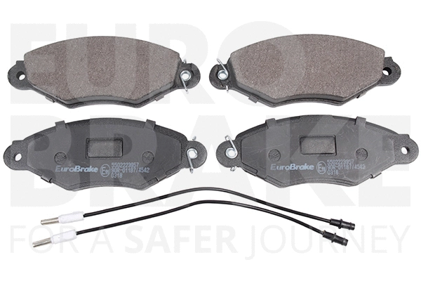 Kit de plaquettes de frein, frein à disque EUROBRAKE 5502223957