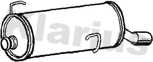 Silencieux arrière KLARIUS 210981