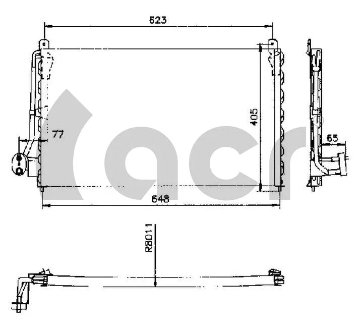 Condenseur, climatisation ACR 300169