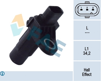 Capteur d'angle, vilebrequin FAE 79346