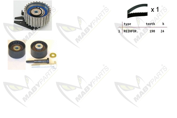 Kit de courroie crantée MABYPARTS OBK010033