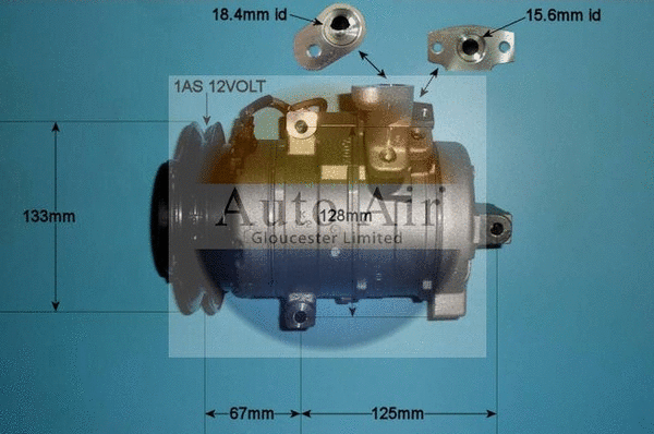 Compresseur, climatisation AUTO AIR GLOUCESTER 14-0185