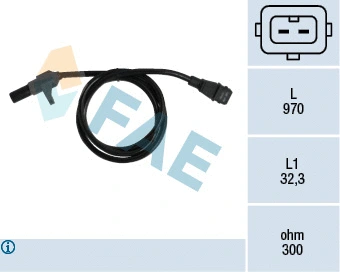 Capteur d'angle, vilebrequin FAE 79122