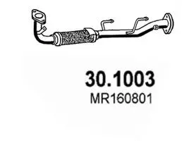 Tuyau d'échappement ASSO 30.1003