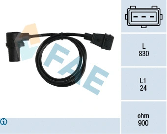 Capteur d'angle, vilebrequin FAE 79339