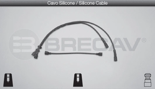 Kit de câbles d'allumage BRECAV 06.406