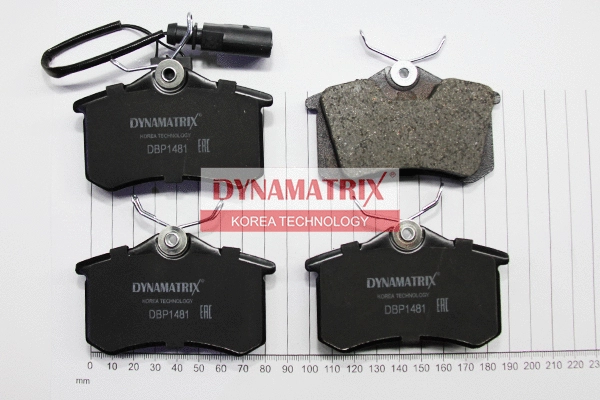 Kit de plaquettes de frein, frein à disque DYNAMATRIX DBP1481