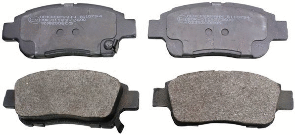Kit de plaquettes de frein, frein à disque DENCKERMANN B110794