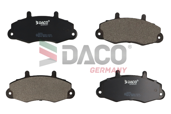 Kit de plaquettes de frein, frein à disque DACO Germany 322521
