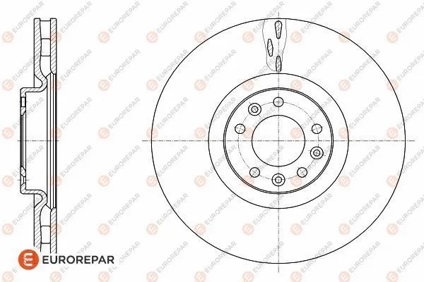 Disque de frein EUROREPAR 1618864280