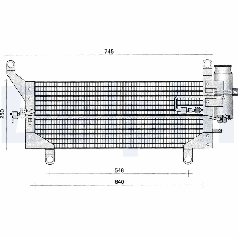 Condenseur, climatisation DELPHI TSP0225189
