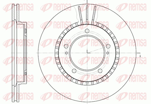 Disque de frein REMSA 61125.10
