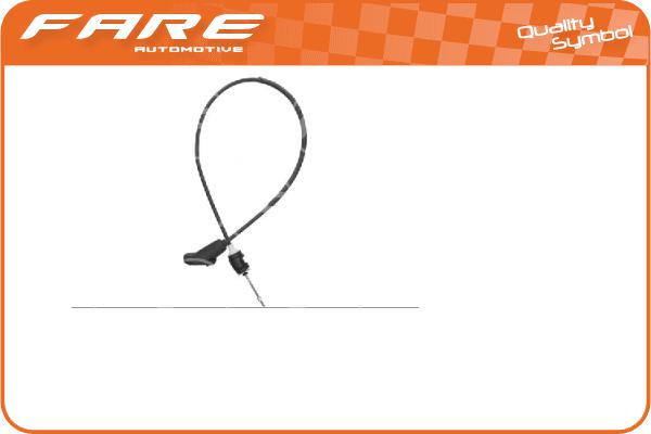 Tirette à câble, commande d'embrayage FARE-CO 24396