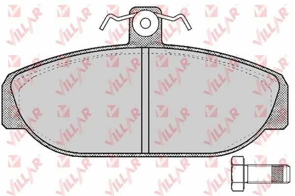 Kit de plaquettes de frein, frein à disque VILLAR 626.0529