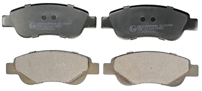 Kit de plaquettes de frein, frein à disque DENCKERMANN B110949