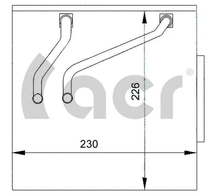 Évaporateur climatisation ACR 310033