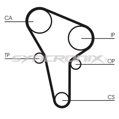Kit de courroie crantée SYNCRONIX SY110513