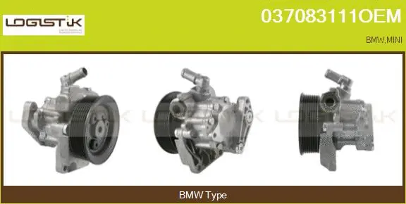 Pompe hydraulique, direction LGK 037083111OEM